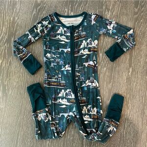 Little Sleepies 12-18M Polar Express Zippy
